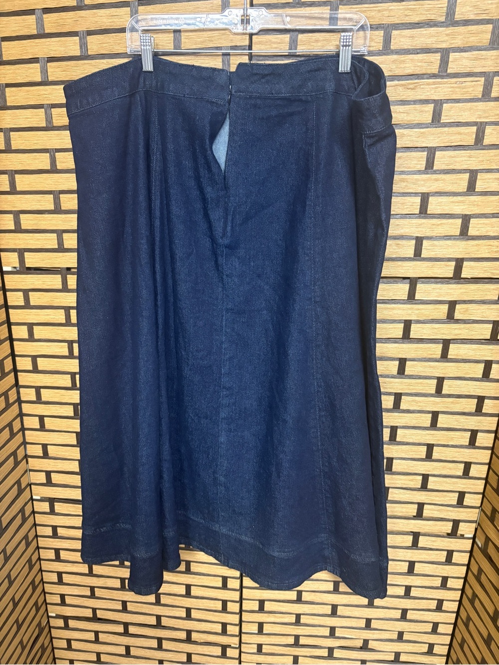 Eloquii denim midi skirt size 24